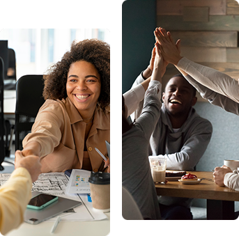 Professional partners collaborating