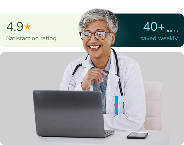 Clinician reviews hero